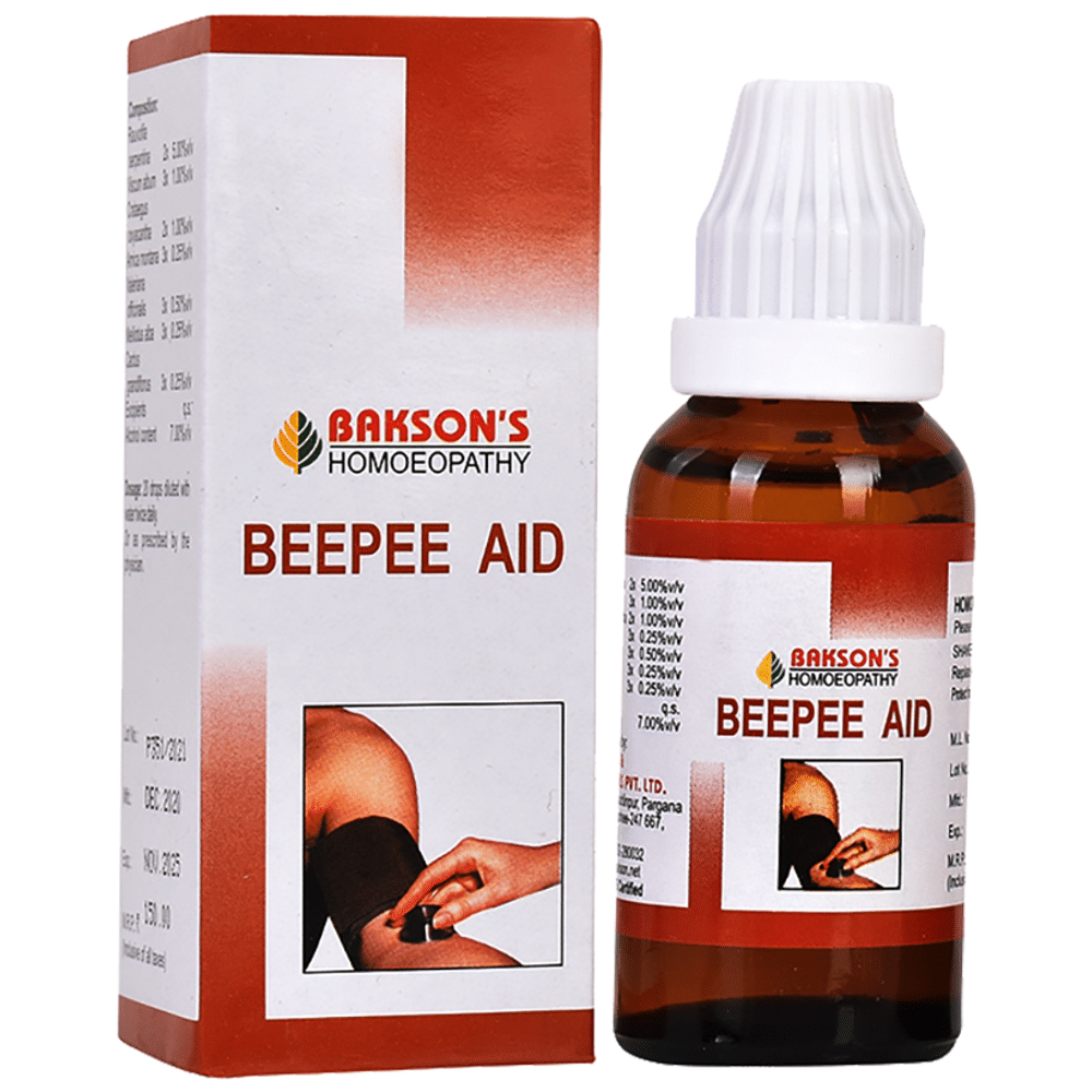 Bakson's Homeopathy Beepee Aid Drop Bakson's Homeopathy Beepee Aid Drop
