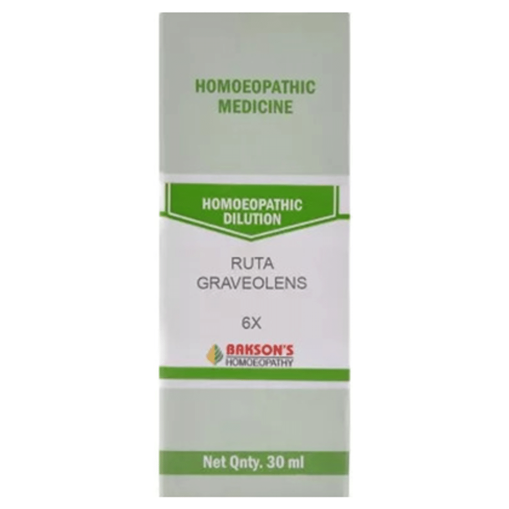Bakson's Homeopathy Ruta Graveolens Dilution 6X Bakson's Homeopathy Ruta Graveolens Dilution 6X