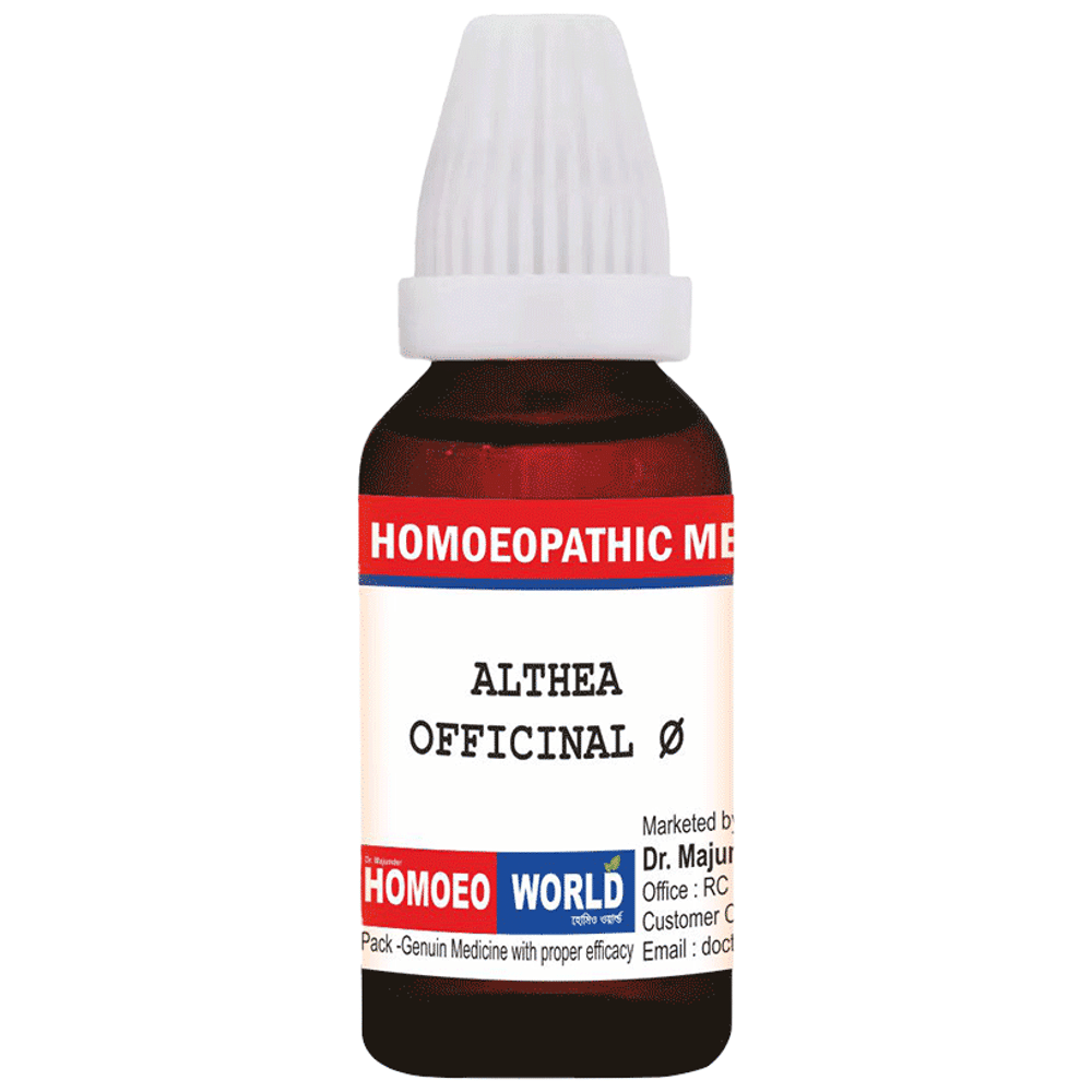 Dr. Majumder Homeo World Althaea Officinalis Q Mother Tincher(30ml Each) Dr. Majumder Homeo World Althaea Officinalis Q Mother Tincher(30ml Each)