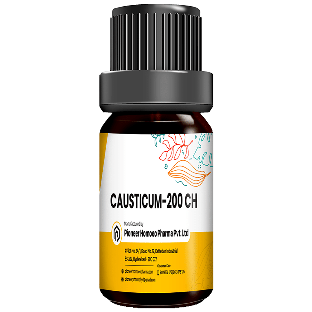 Pioneer Pharma Causticum Globules Pellets Multidose Pills 200 CH Pioneer Pharma Causticum Globules Pellets Multidose Pills 200 CH