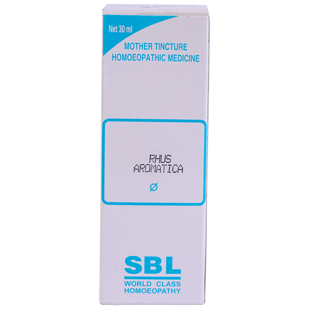 SBL Rhus Aromatica Mother Tincture Q SBL Rhus Aromatica Mother Tincture Q