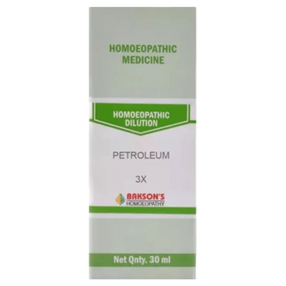 Bakson's Homeopathy Petroleum Dilution 3X