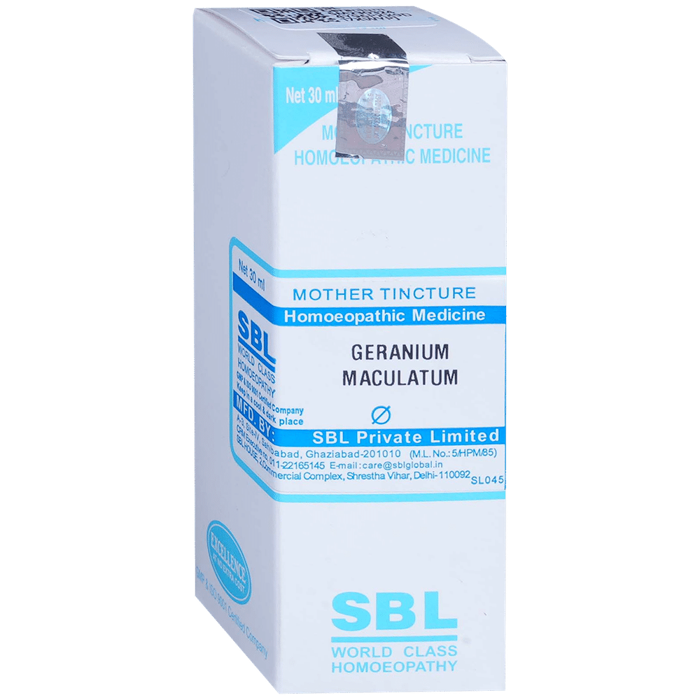 SBL Geranium Maculatum Mother Tincture Q SBL Geranium Maculatum Mother Tincture Q
