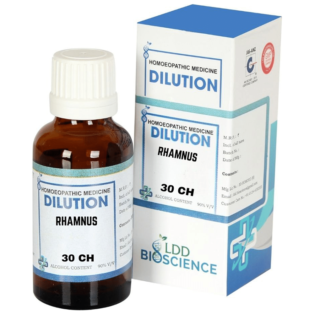 LDD Bioscience Rhamnus Dilution 30 CH LDD Bioscience Rhamnus Dilution 30 CH