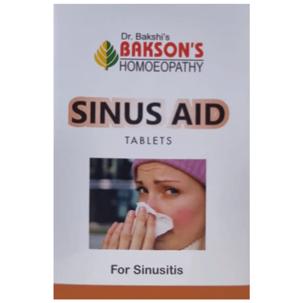 Bakson's Homeopathy Sinus Aid Tablet Bakson's Homeopathy Sinus Aid Tablet
