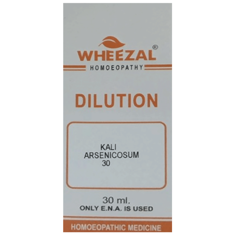 Wheezal Kali Arsenicosum Dilution 30 Wheezal Kali Arsenicosum Dilution 30