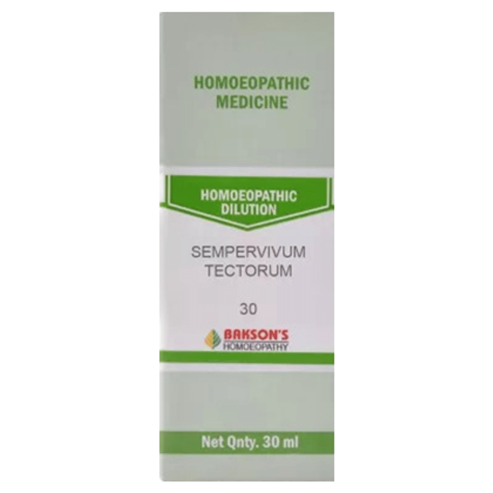 Bakson's Homeopathy Sempervivum Tectorum Dilution 30 Bakson's Homeopathy Sempervivum Tectorum Dilution 30