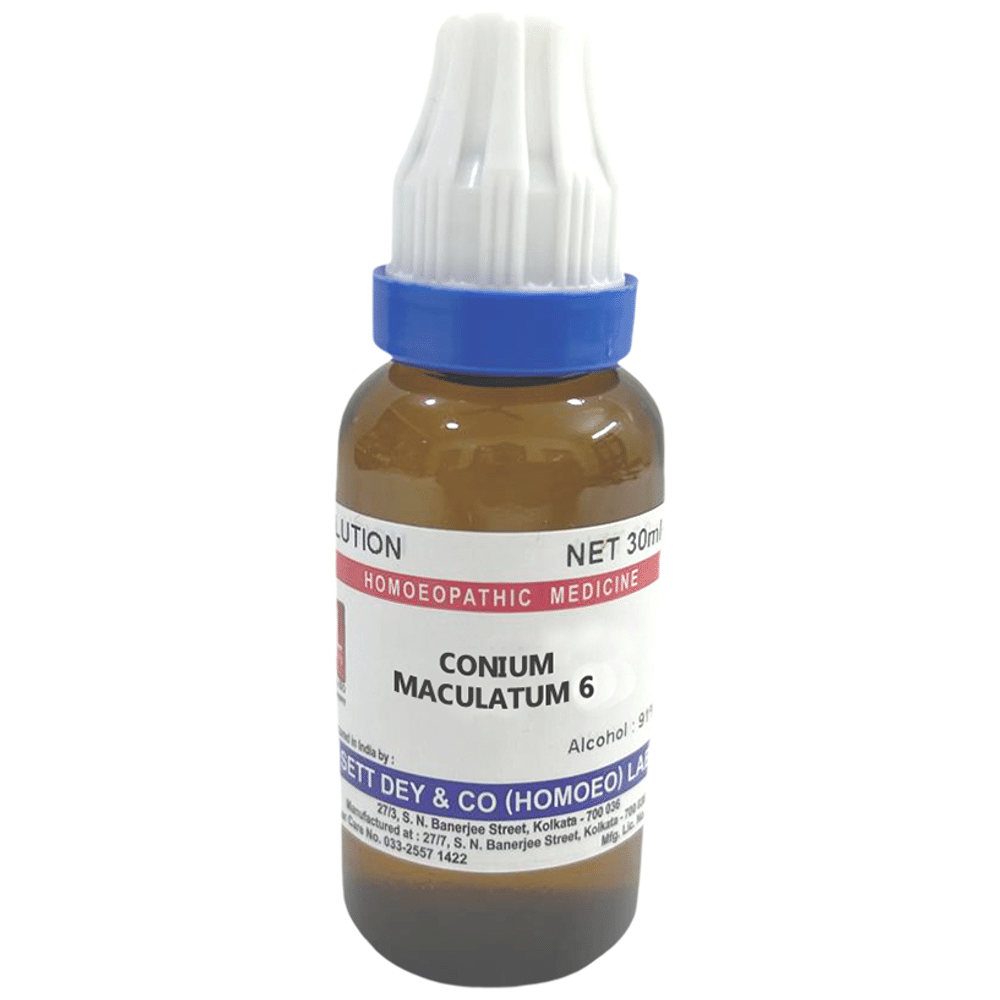Sett Dey Conium Maculatum Dilution 6 Sett Dey Conium Maculatum Dilution 6