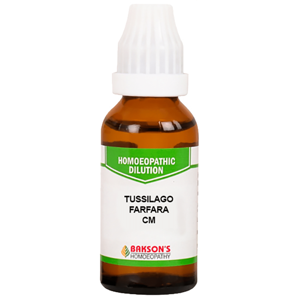 Bakson's Homeopathy Tussilago Farfara Dilution CM Bakson's Homeopathy Tussilago Farfara Dilution CM