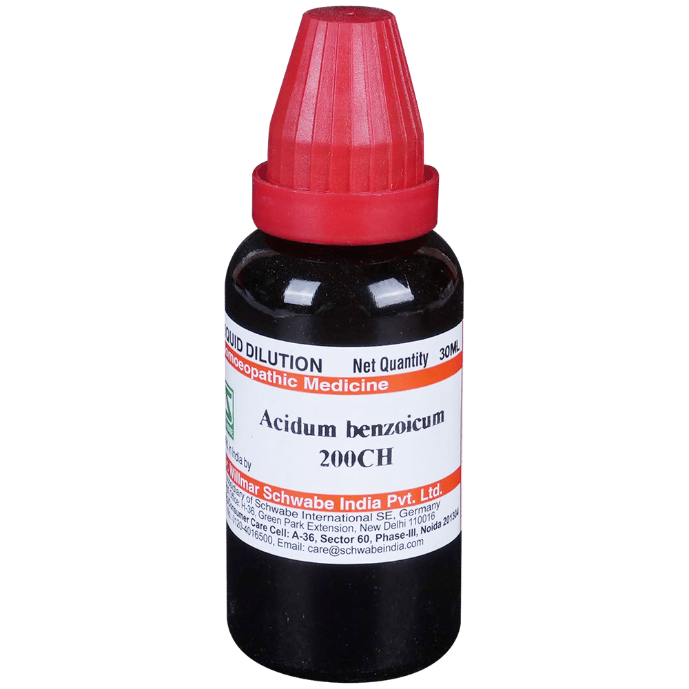 Dr Willmar Schwabe India Acidum Benzoicum Dilution 200 CH