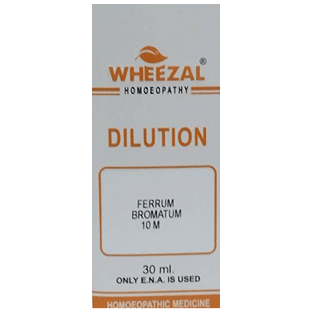 Wheezal Ferrum Bromatum Dilution 10M Wheezal Ferrum Bromatum Dilution 10M