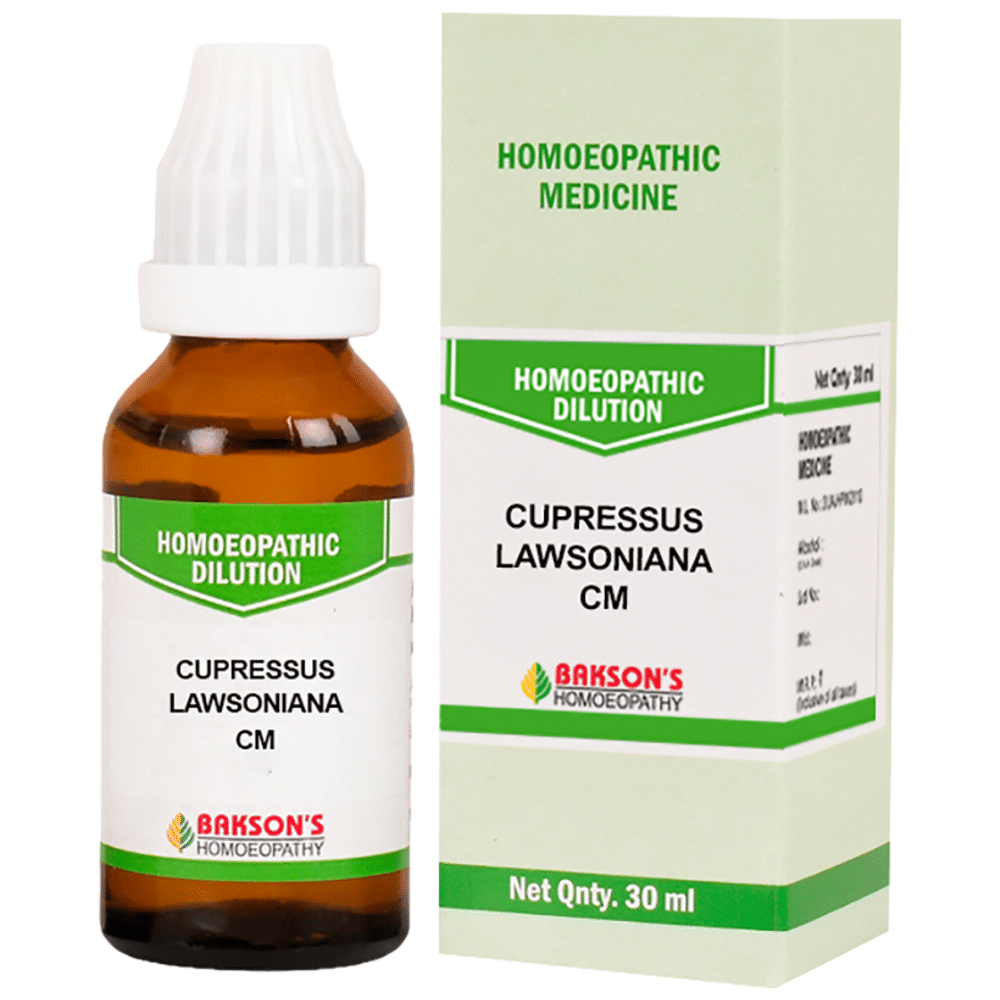 Bakson's Homeopathy Cupressus Lawsoniana Dilution CM Bakson's Homeopathy Cupressus Lawsoniana Dilution CM