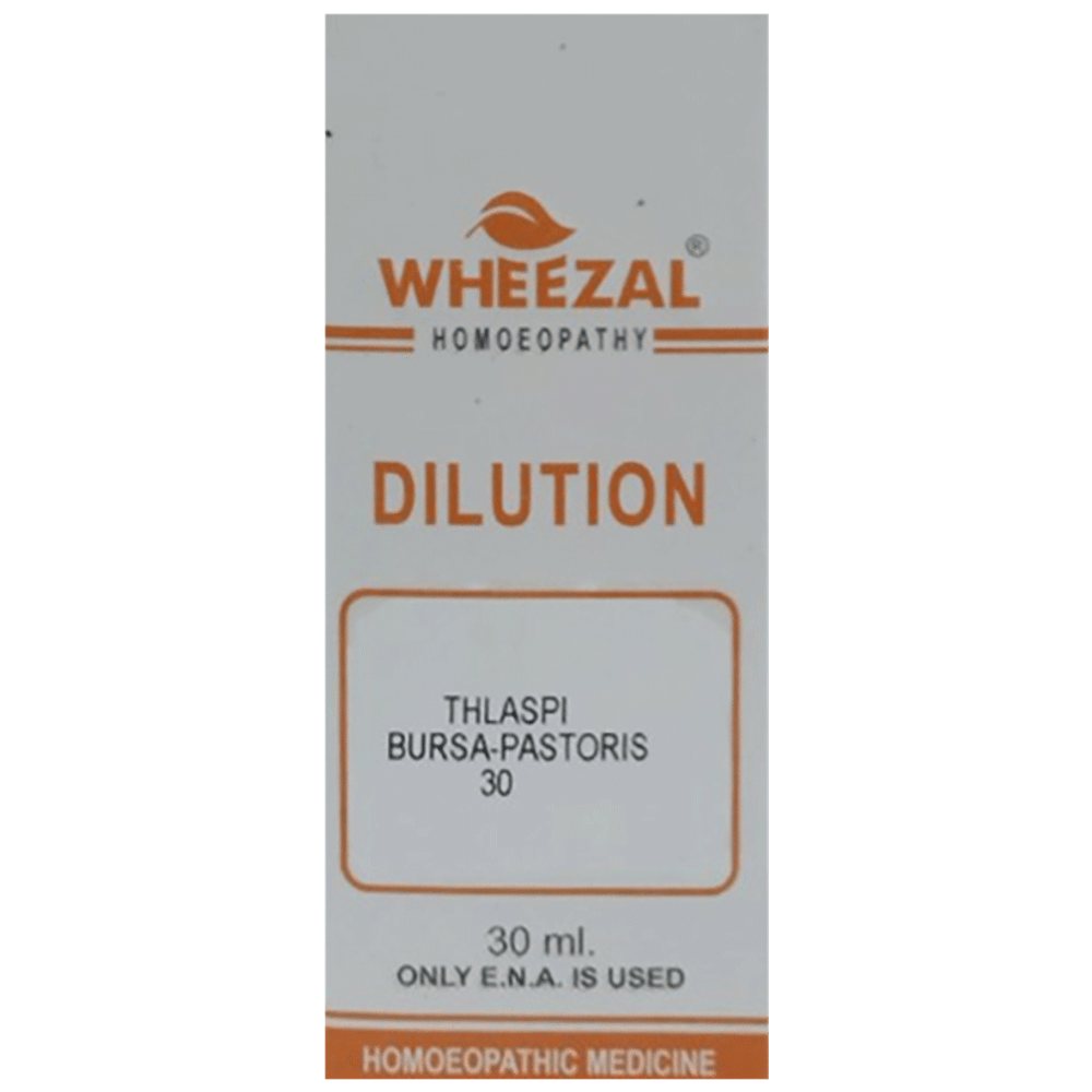 Wheezal Thalapsi Bursa Pastoris Dilution 30 Wheezal Thalapsi Bursa Pastoris Dilution 30