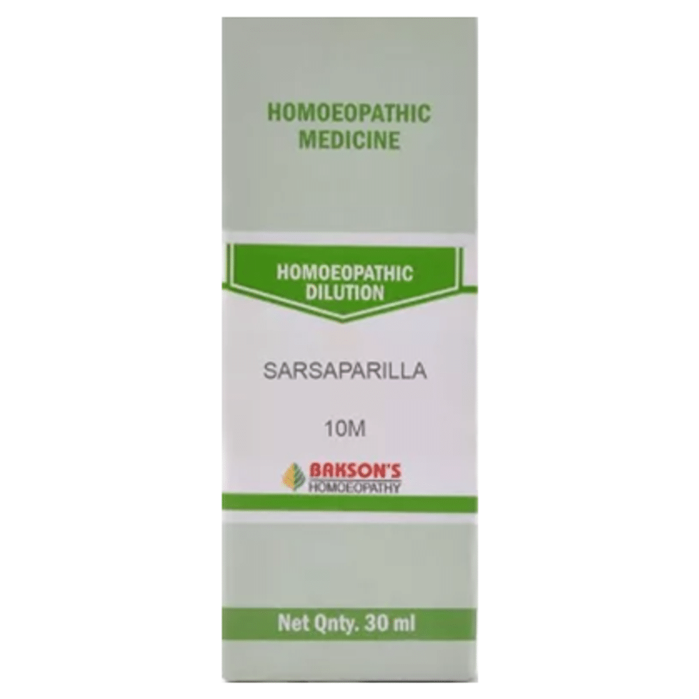 Bakson's Homeopathy Sarsaparilla Dilution 10M Bakson's Homeopathy Sarsaparilla Dilution 10M