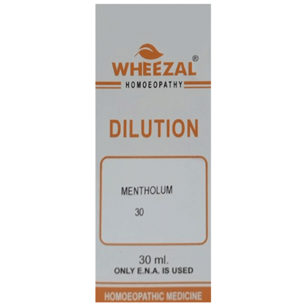Wheezal Mentholum Dilution 30 Wheezal Mentholum Dilution 30