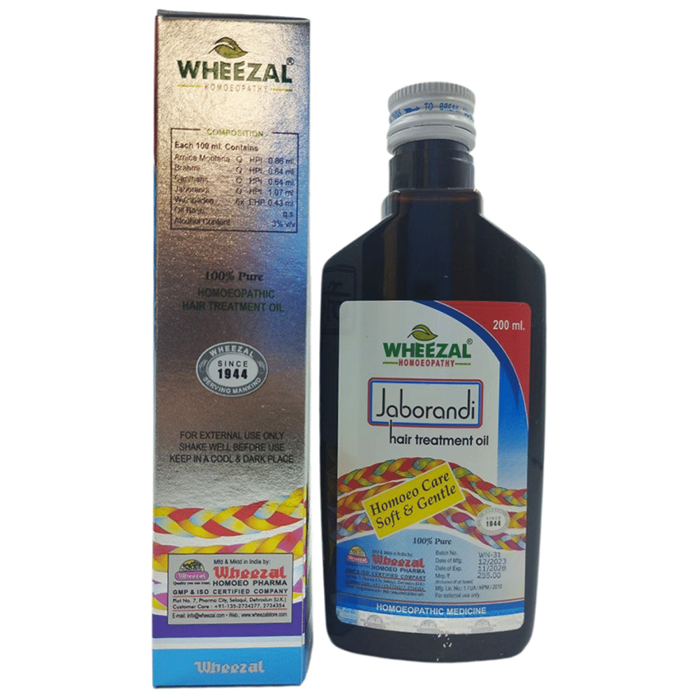 Wheezal Jaborandi Hair Treatment Homeo Cool Oil Wheezal Jaborandi Hair Treatment Homeo Cool Oil