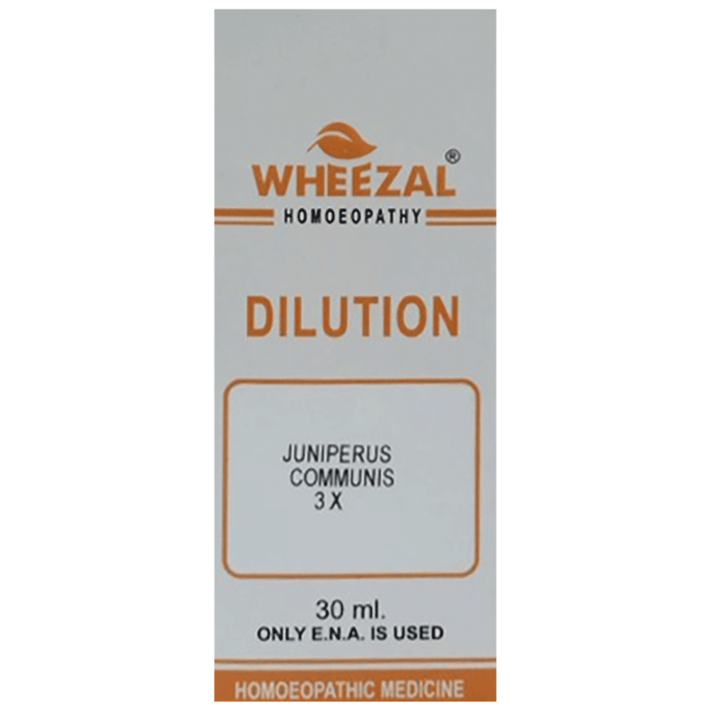 Wheezal Juniperus Communis Dilution 3X Wheezal Juniperus Communis Dilution 3X