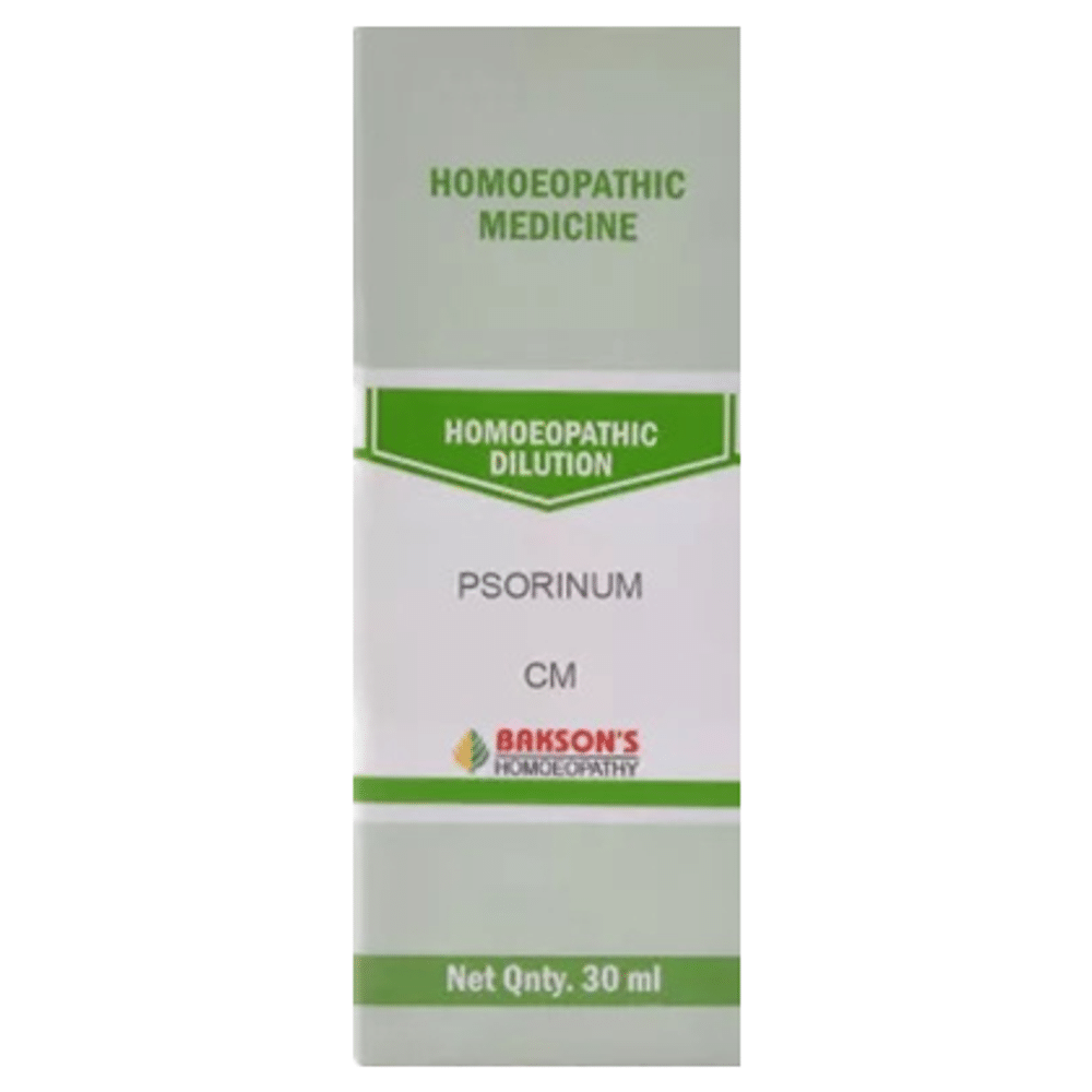 Bakson's Homeopathy Psorinum Dilution CM Bakson's Homeopathy Psorinum Dilution CM