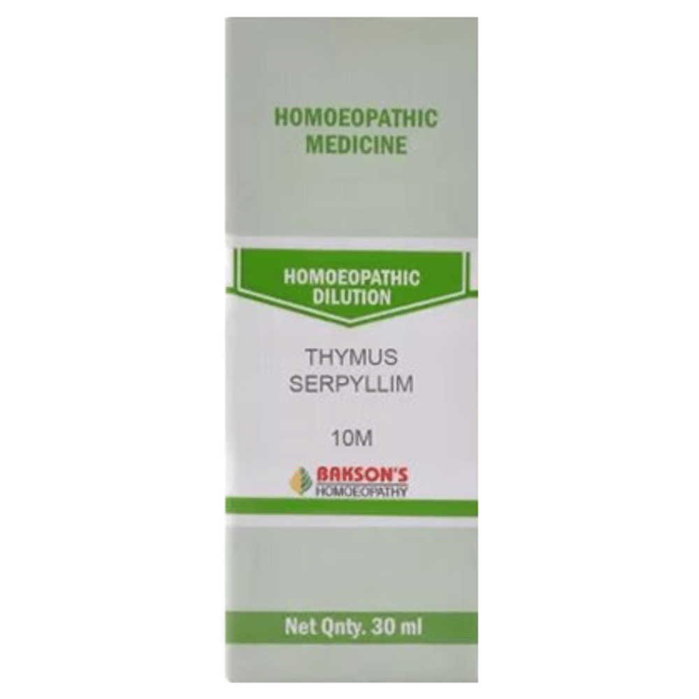 Bakson's Homeopathy Thymus Serpyllum Dilution 10M Bakson's Homeopathy Thymus Serpyllum Dilution 10M