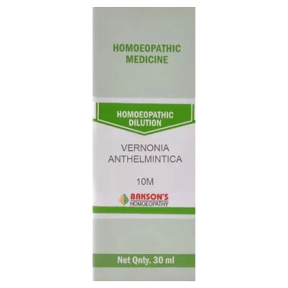 Bakson's Homeopathy Vernonia Anthelmintica  Dilution 10M