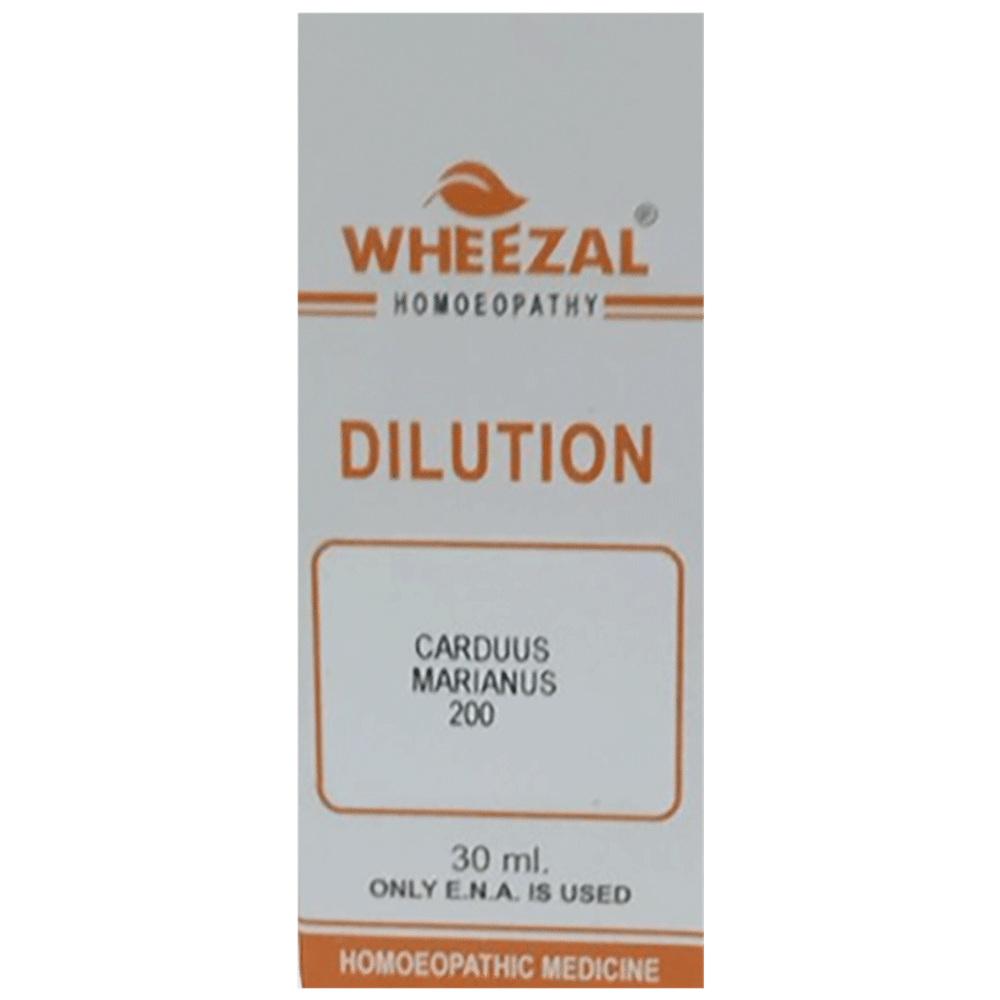 Wheezal Carduus Marianus Dilution 200 Wheezal Carduus Marianus Dilution 200