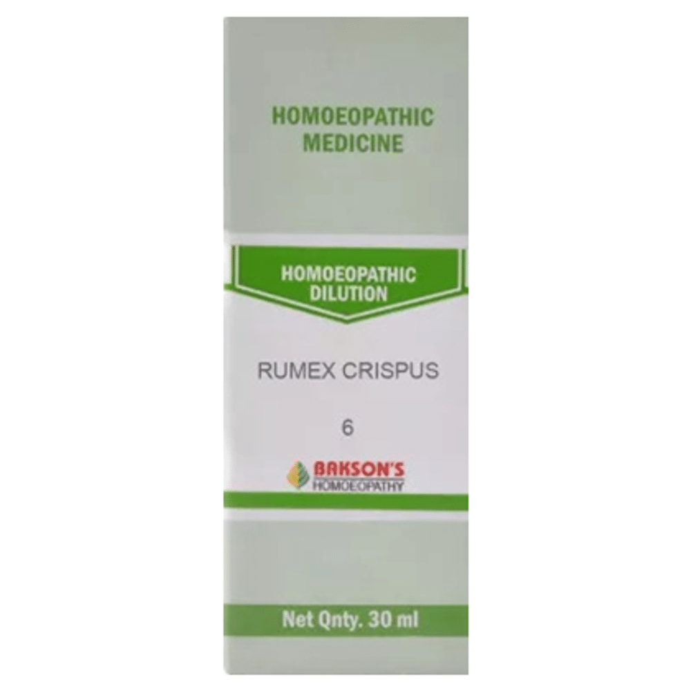 Bakson's Homeopathy Rumex Crispus Dilution 6 Bakson's Homeopathy Rumex Crispus Dilution 6
