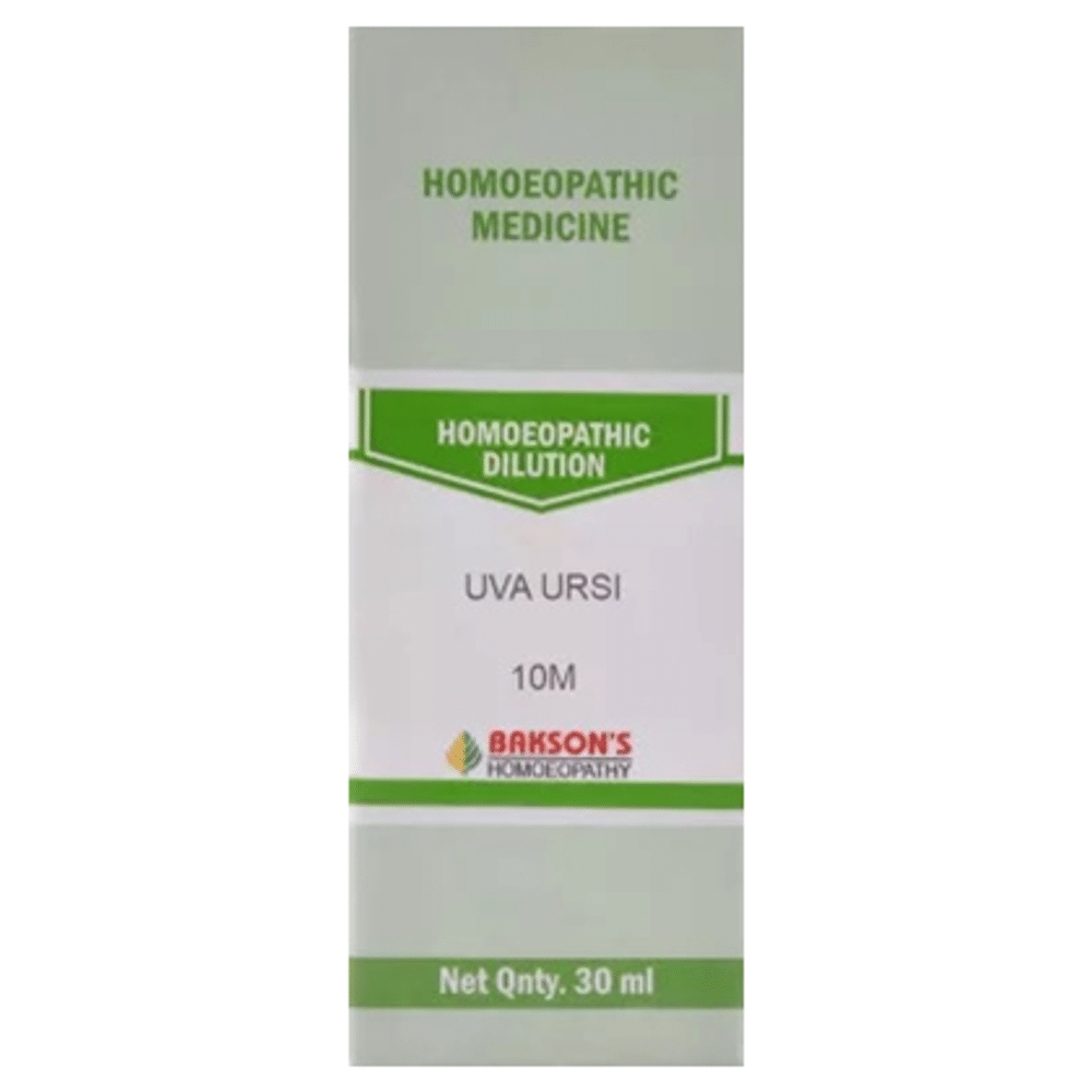Bakson's Homeopathy Uva Ursi Dilution 10M Bakson's Homeopathy Uva Ursi Dilution 10M