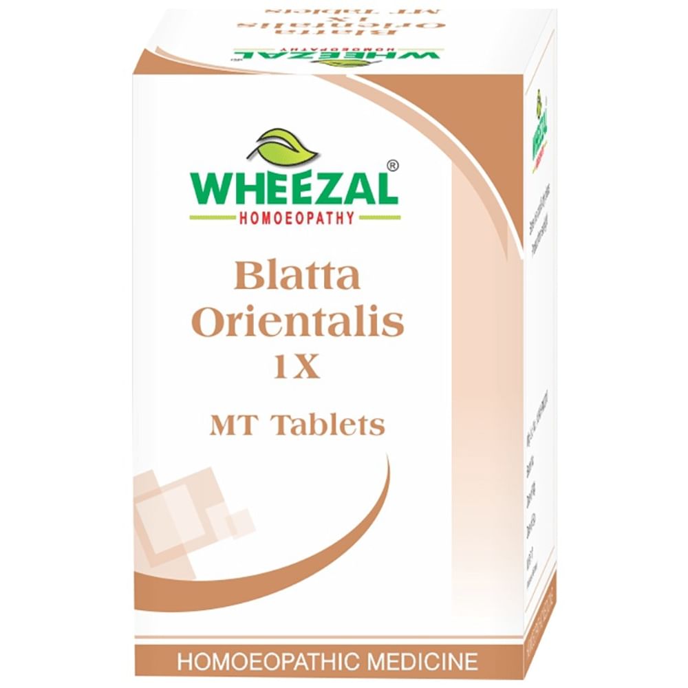 Wheezal Blatta Orientalis 1X MT Tablet Wheezal Blatta Orientalis 1X MT Tablet
