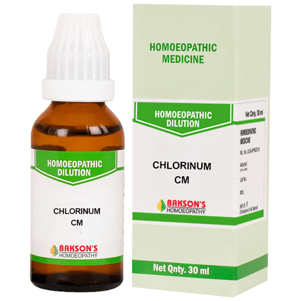 Bakson's Homeopathy Chlorinum Dilution CM Bakson's Homeopathy Chlorinum Dilution CM