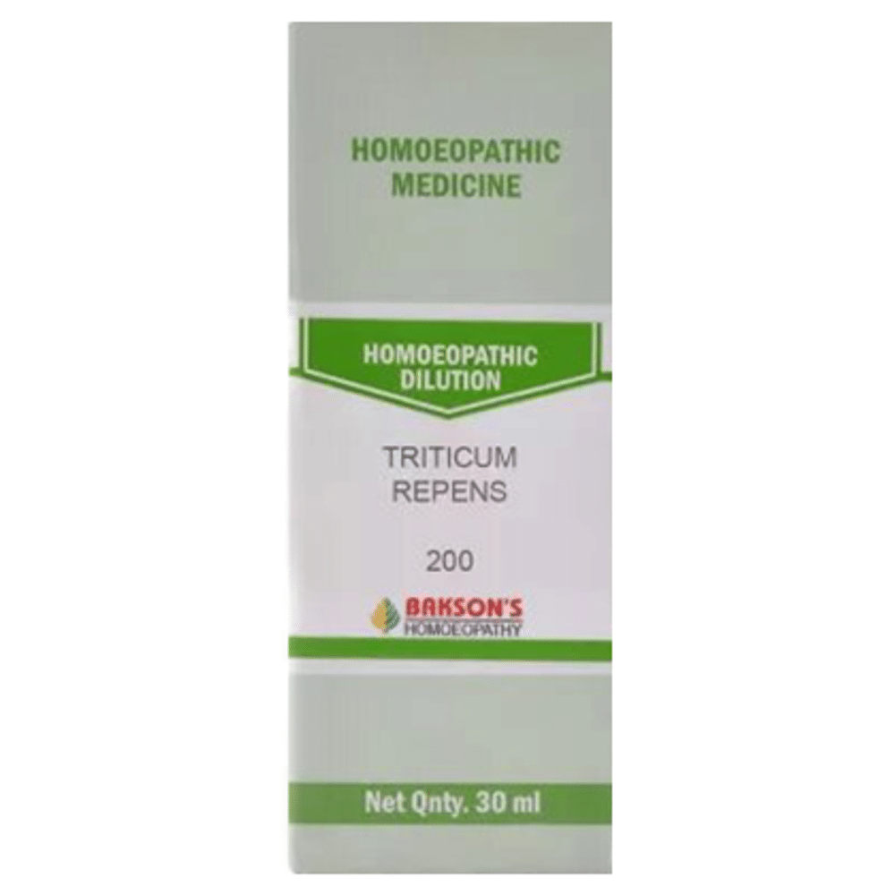 Bakson's Homeopathy Triticum Repens Dilution 200 Bakson's Homeopathy Triticum Repens Dilution 200