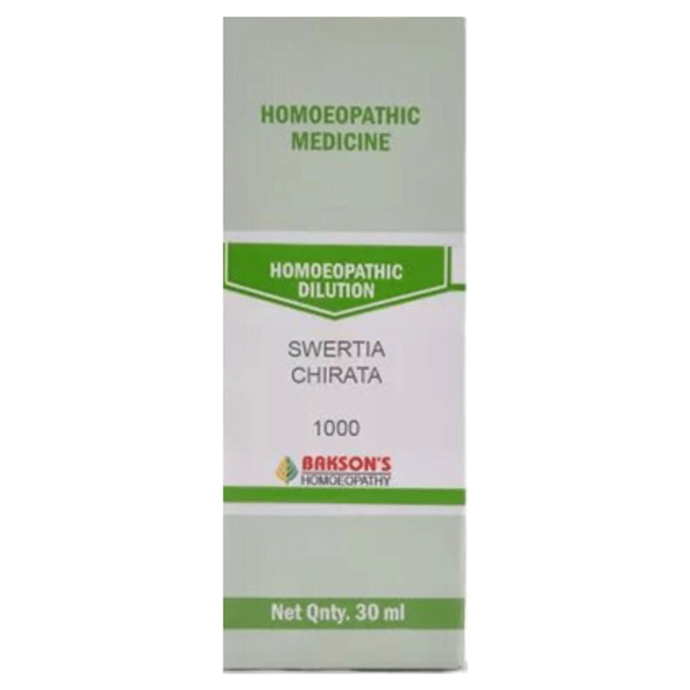 Bakson's Homeopathy Swertia Chirata Dilution 1M Bakson's Homeopathy Swertia Chirata Dilution 1M