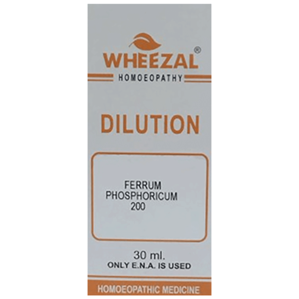 Wheezal Ferrum Phos Dilution 200 Wheezal Ferrum Phos Dilution 200