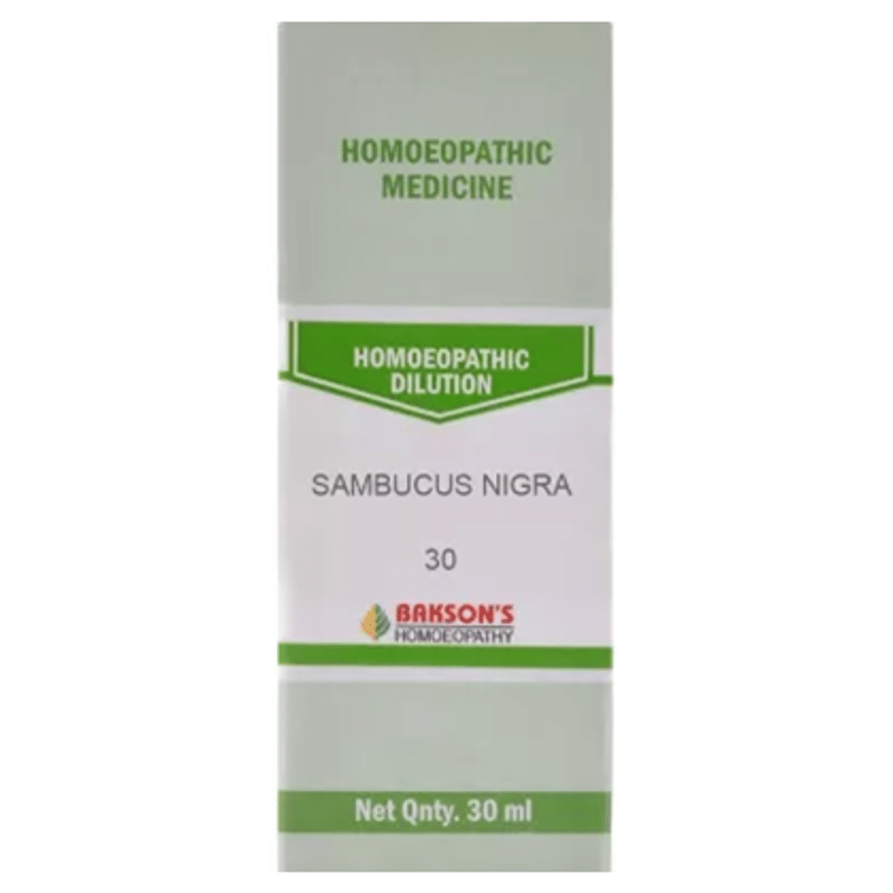 Bakson's Homeopathy Sambucus Nigra Dilution 30 Bakson's Homeopathy Sambucus Nigra Dilution 30
