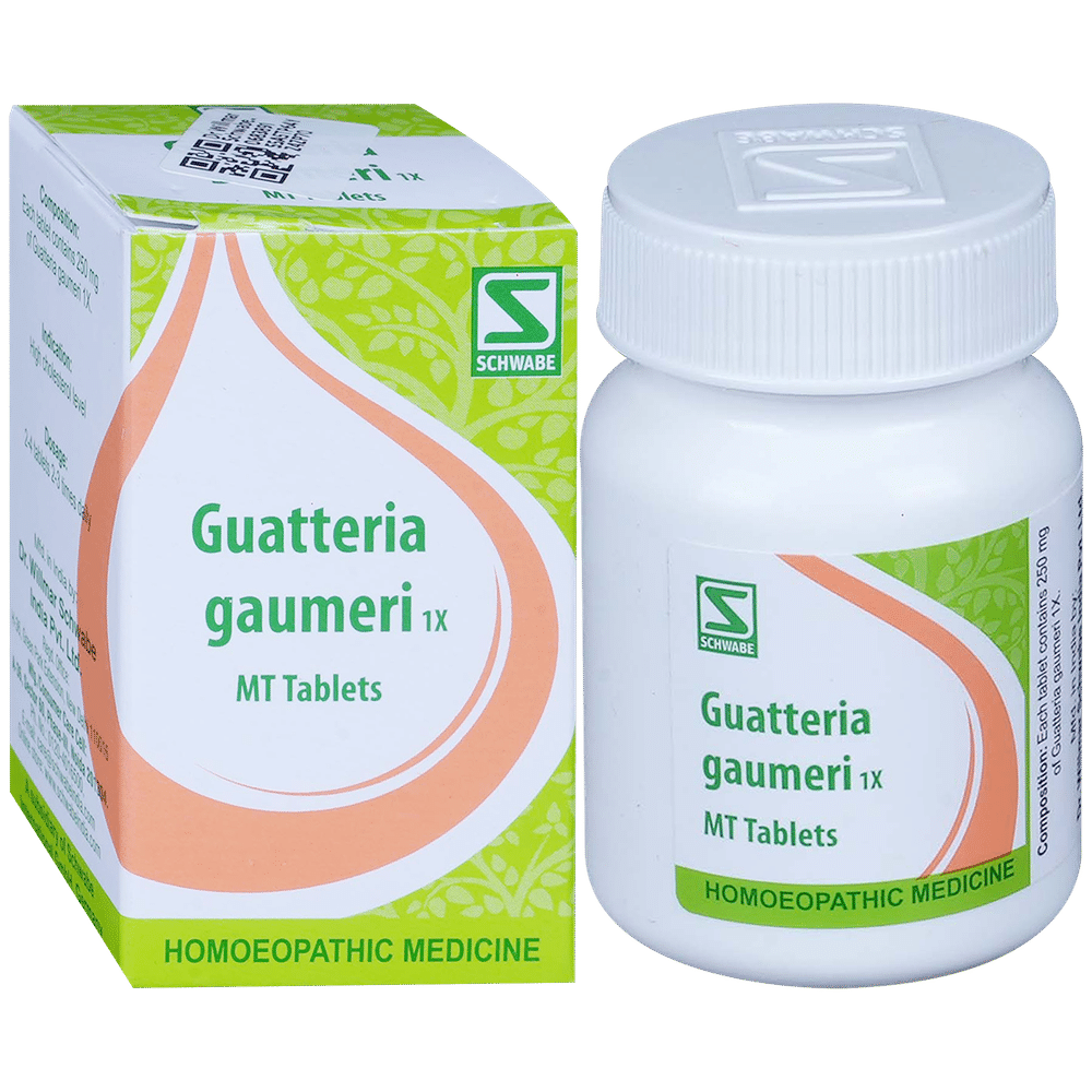 Dr Willmar Schwabe India Guatteria Gaumeri MT Tablet 1X Dr Willmar Schwabe India Guatteria Gaumeri MT Tablet 1X