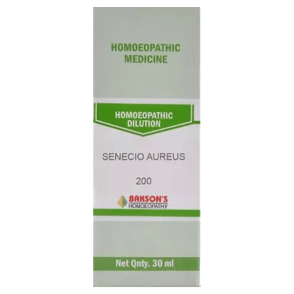 Bakson's Homeopathy Senecio Aureus Dilution 200 Bakson's Homeopathy Senecio Aureus Dilution 200