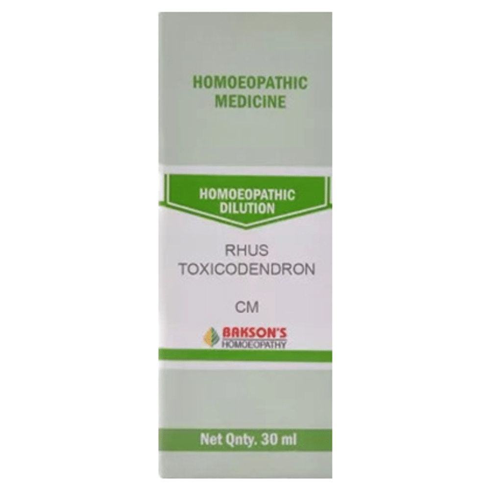 Bakson's Homeopathy Rhus Toxicodendron Dilution CM Bakson's Homeopathy Rhus Toxicodendron Dilution CM