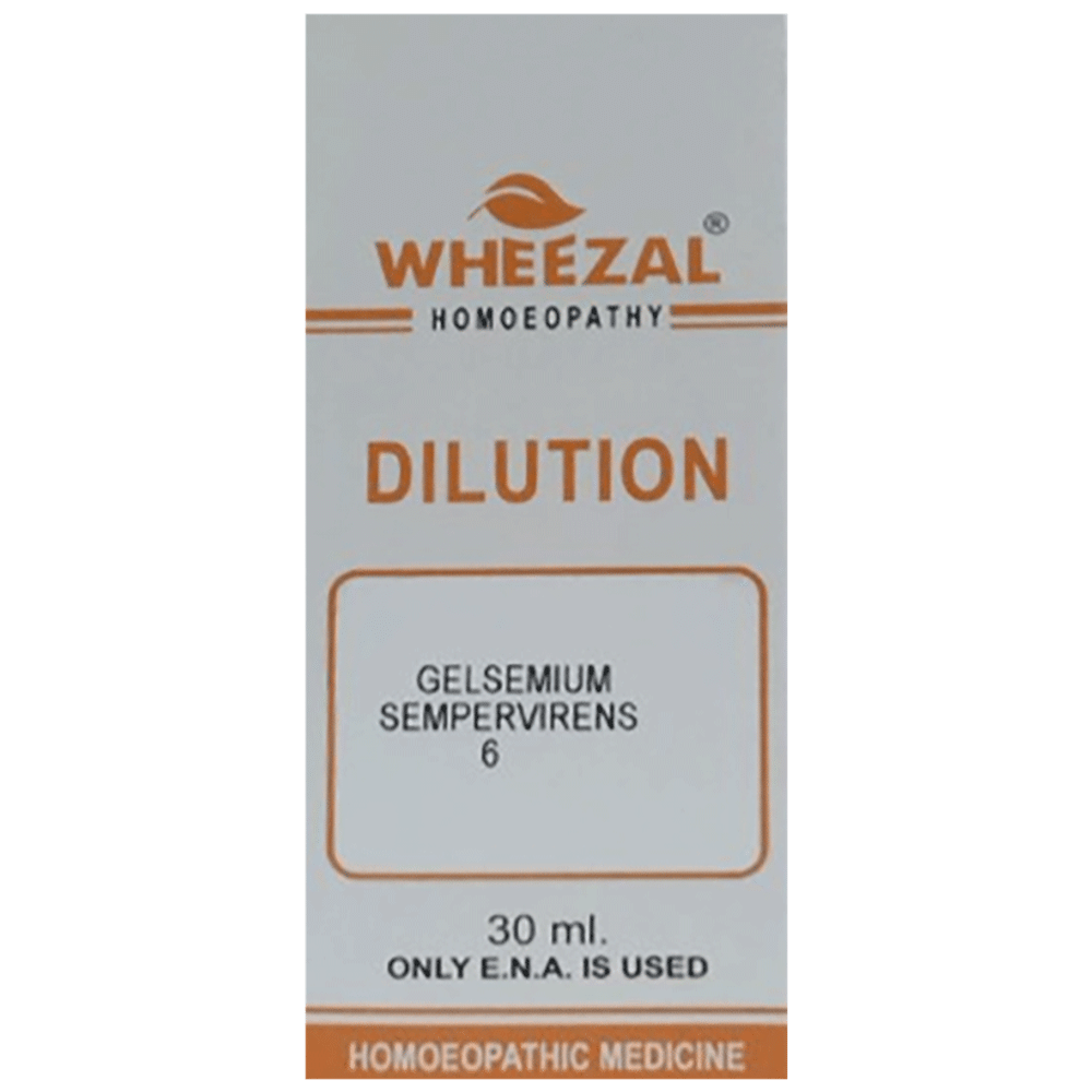 Wheezal Gelsimium Sempervirens Dilution 6 Wheezal Gelsimium Sempervirens Dilution 6