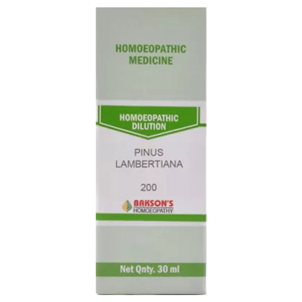 Bakson's Homeopathy Pinus Lambertiana Dilution 200