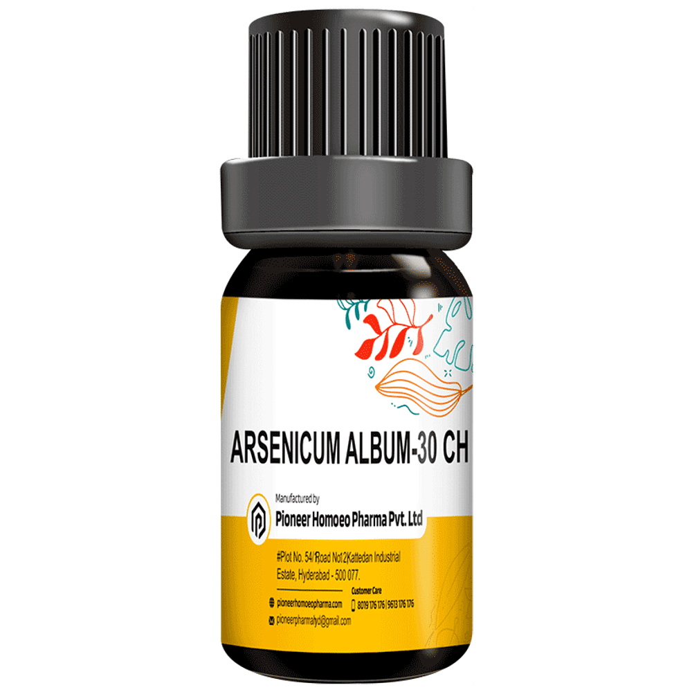 Pioneer Pharma Arsenic Album Globules Pellets Multidose Pills 30 CH Pioneer Pharma Arsenic Album Globules Pellets Multidose Pills 30 CH