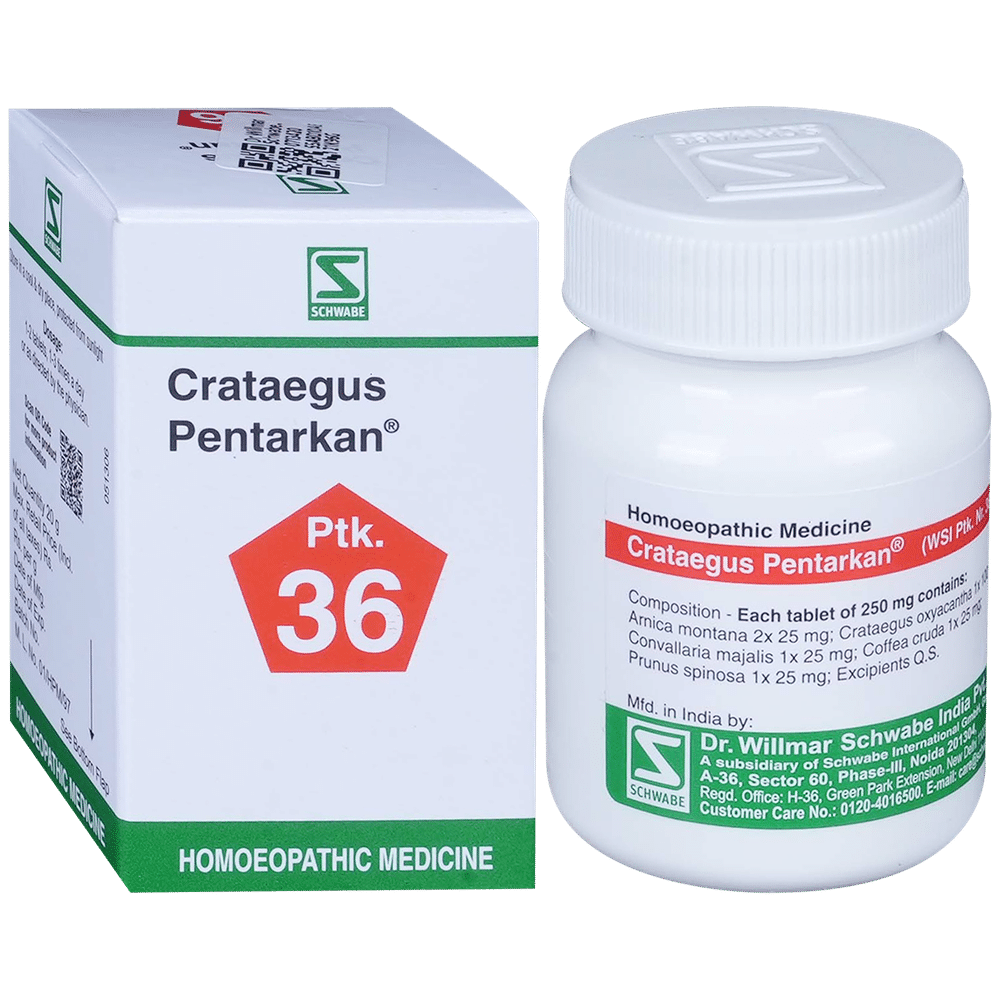 Dr Willmar Schwabe India Crataegus Pentarkan Tablet Dr Willmar Schwabe India Crataegus Pentarkan Tablet