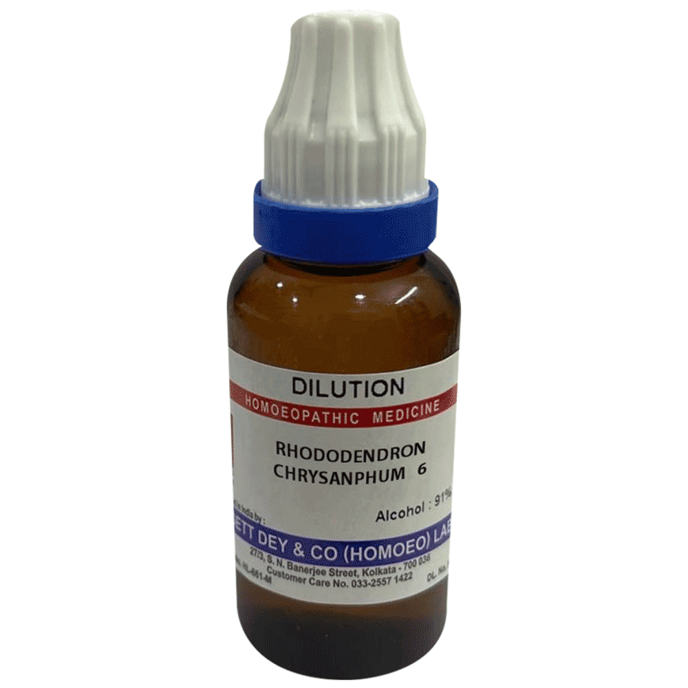 Sett Dey Rhododendron Chrysanphum Dilution 6 Sett Dey Rhododendron Chrysanphum Dilution 6