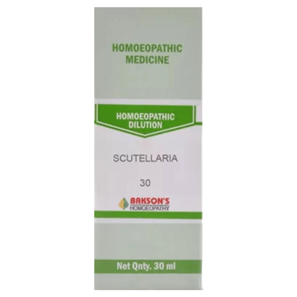 Bakson's Homeopathy Scutellaria Dilution 30 Bakson's Homeopathy Scutellaria Dilution 30