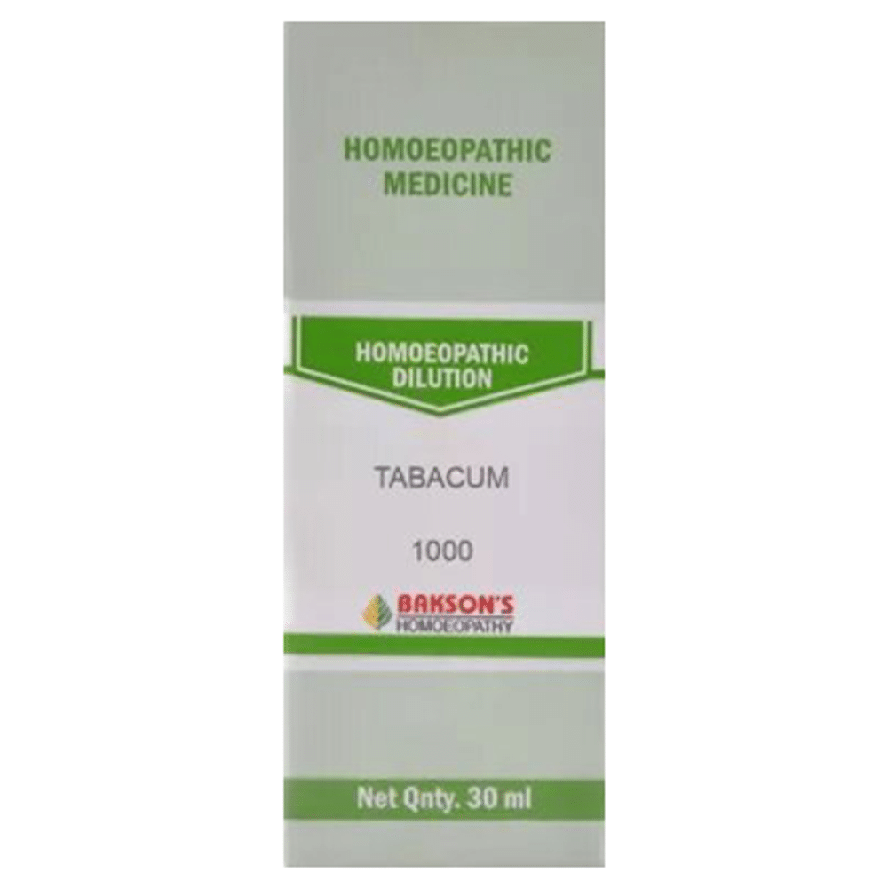Bakson's Homeopathy Tabacum Dilution 1M Bakson's Homeopathy Tabacum Dilution 1M