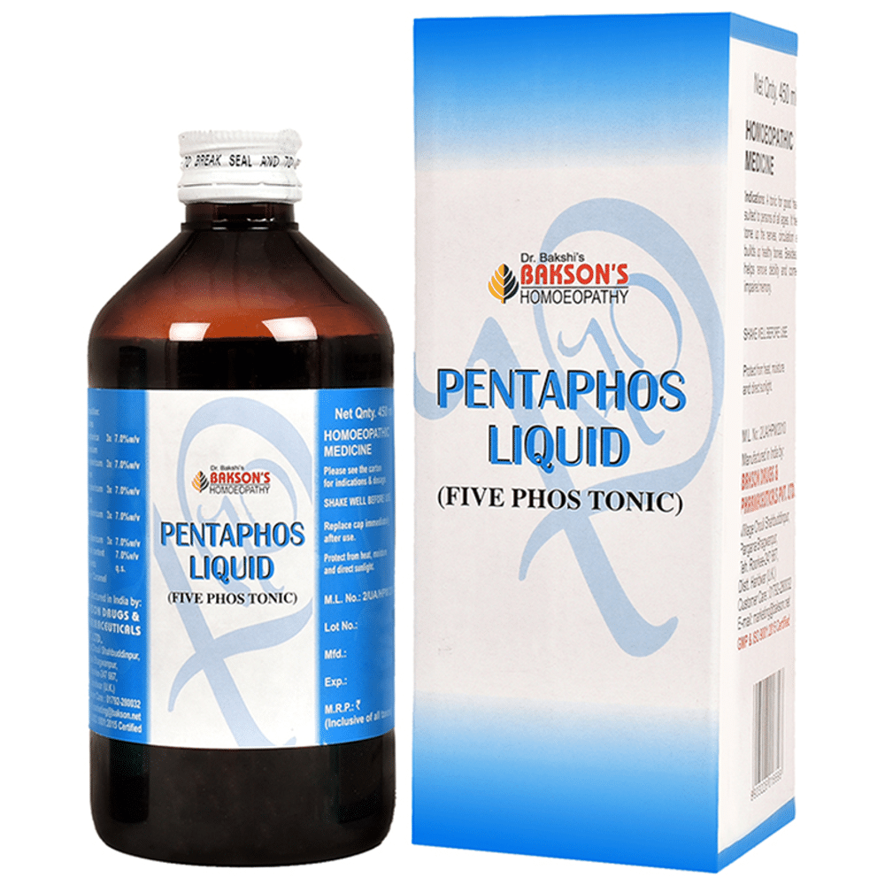 Bakson's Homeopathy Pentaphos Liquid Five Phos Tonic