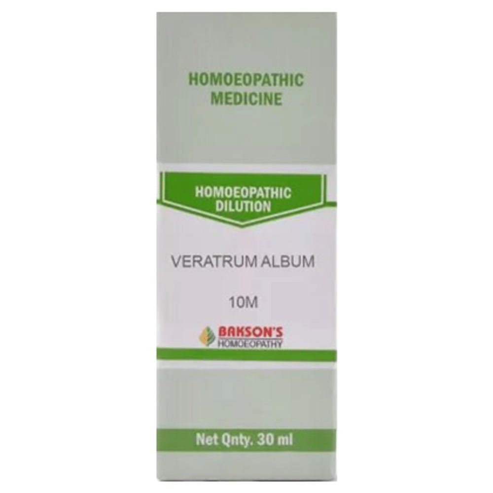 Bakson's Homeopathy Veratrum Album Dilution 10M Bakson's Homeopathy Veratrum Album Dilution 10M