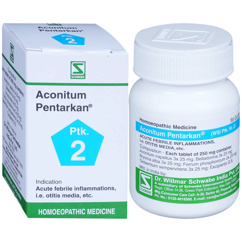 Dr Willmar Schwabe India Aconitum Pentarkan Tablet Dr Willmar Schwabe India Aconitum Pentarkan Tablet