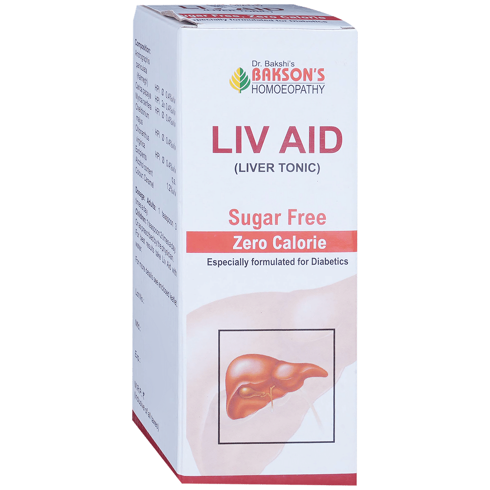 Bakson's Homeopathy Liv Aid Liver Tonic Sugar Free Bakson's Homeopathy Liv Aid Liver Tonic Sugar Free