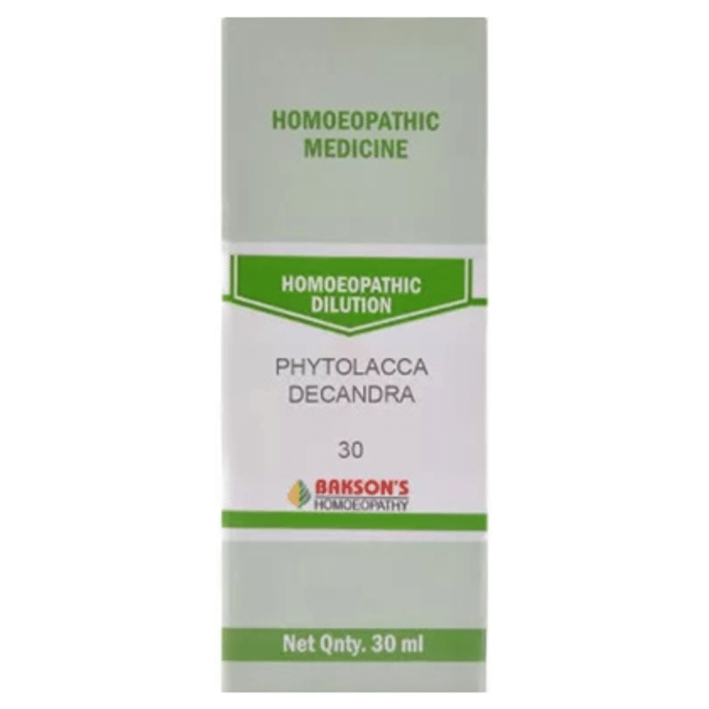 Bakson's Homeopathy Phytolacca Decandra Dilution 30