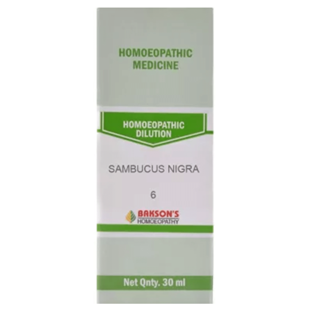 Bakson's Homeopathy Sambucus Nigra Dilution 6 Bakson's Homeopathy Sambucus Nigra Dilution 6