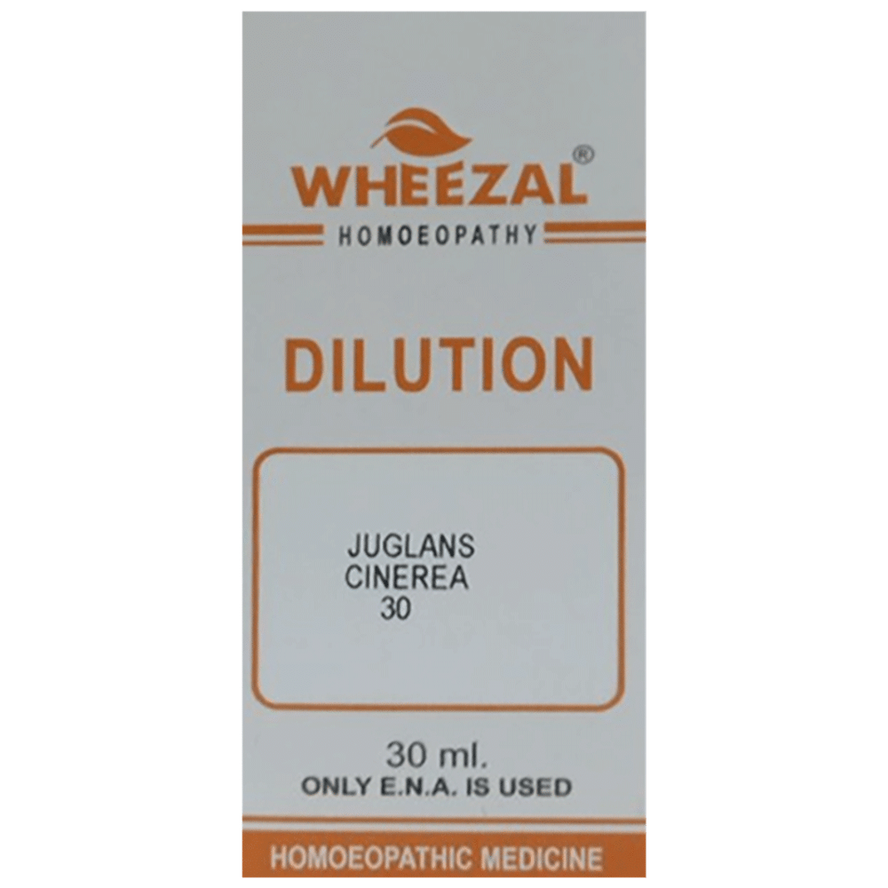 Wheezal Juglans C. Dilution 30 Wheezal Juglans C. Dilution 30